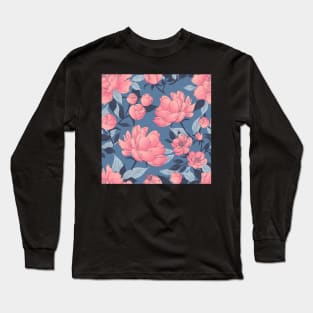 Flower Pattern pink Long Sleeve T-Shirt